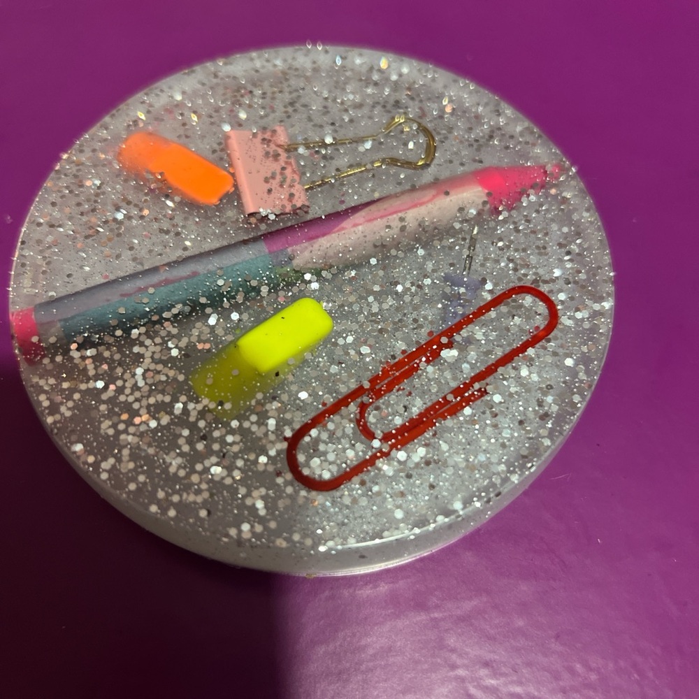 Others Follow Glittery Kids Organizer with Neon Accents